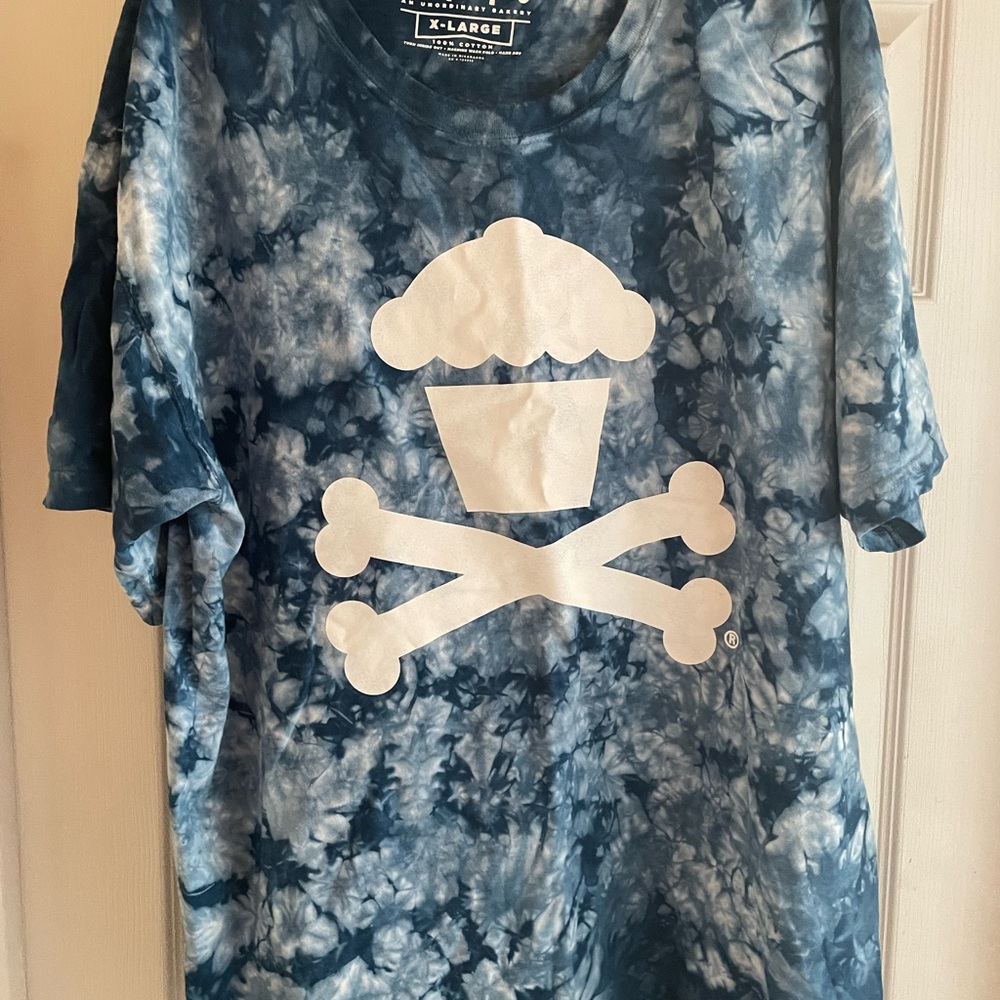 Johnny Cupcakes Blue Tie-Dye Short Sleeve Tee